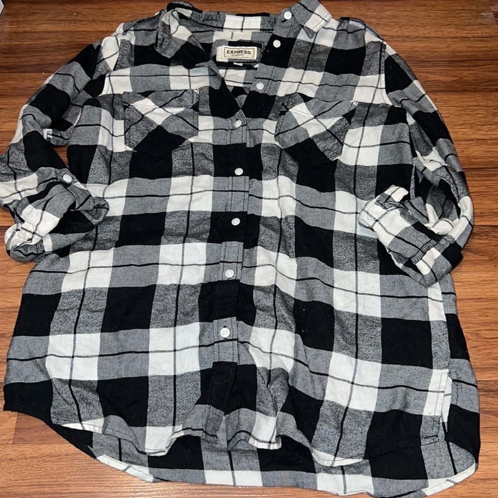 EXPRESS boyfriend flannel